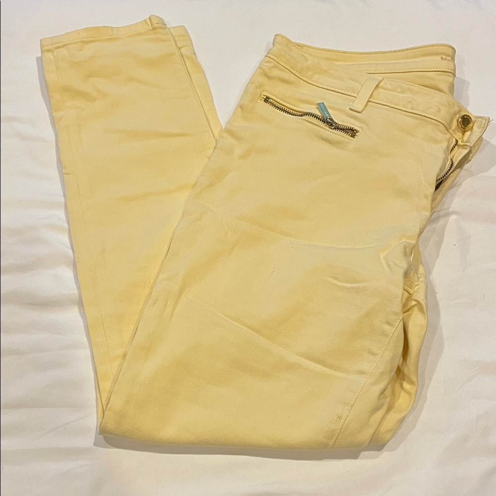 Michael Kors yellow jeans